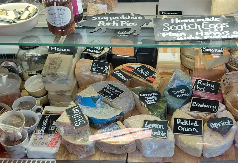 Pub food and deli board at The Glebe Stoke-on-Trent